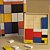 Quebra-Cabeça - Mondrian - Composição com vermelho, amarelo e azul - Criando Brinquedos - Imagem 2