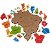 Quebra-cabeça Mapa do Brasil e Regiões (G 38 x 37 x 0,6 cm) - Maninho Brinquedos - Imagem 2