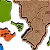 Quebra-cabeça Mapa do Brasil e Regiões (G 38 x 37 x 0,6 cm) - Maninho Brinquedos - Imagem 3