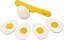 Coleção Comidinhas Ovos Com Corte - 4 peças - NewArt Toys - Imagem 2