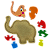 Quebra-Cabeça Elefante: diversão e aprendizado para crianças - Maninho Brinquedos - Imagem 2