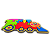 Quebra-Cabeça Trem: diversão e aprendizado para crianças - Maninho Brinquedos - Imagem 3