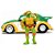 Volkswagen Drag Fusca 1959 Tartarugas Ninja + Figura Michelangelo Jada Toys 1:24 - Imagem 2