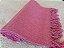 Manta Tear Queen Algodão Mescla Rosa e Cru 2,20x2,50m - Imagem 1
