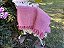 Manta Tear Casal Algodão Mesclada Rosa e Cru 1,80x2,20m - Imagem 2