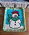 Tapete Arraiolo Boneco de Neve 45x48cm - Imagem 1