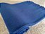 Manta Tear Casal Algodão Lisa Azul Caneta 1,80x2,20m - Imagem 6