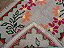 Tapete Arraiolo Moldura Flor Fundo Bege 55x80cm - Imagem 6
