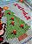 Tapete Arraiolo Azul Papai Noel Natal 43x70cm - Imagem 3