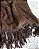 Manta Xale em Chenille Marrom 1,20x1,80m - Imagem 3