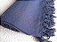 Manta Tear Casal Algodão Lisa Azul Marinho 1,80x2,20m - Imagem 3