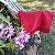 Manta Tear Casal Algodão Vermelho Liso 1,80x2,20m - Imagem 4