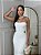 Vestido Midi Modal Tomara que Caia com Abertura Lateral - Verde e Vermelho - Imagem 2