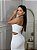 Vestido Midi Modal Tomara que Caia com Abertura Lateral - Verde e Vermelho - Imagem 3