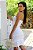 ​​​​​​​ Vestido Curto Tomara Que Caia em Modal - Branco e Vermelho - Imagem 2