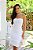 ​​​​​​​ Vestido Curto Tomara Que Caia em Modal - Branco e Vermelho - Imagem 1