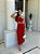 Conjunto Saia Midi e Cropped em Modal - Branco e Amarelo - Imagem 1