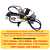 Rede Elétrica Chicote Fios Superior Lavadora Consul CWS11 CWE10/11 CWG12 W10701113 Bivolt Original - Imagem 2