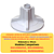 Agitador inferior Lavadora Brastemp BWL09 BWB09 W10295537 Original - Imagem 2