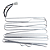 Resistência Degelo Geladeira Electrolux 64684740 110V Original - Imagem 1