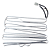 Resistência Degelo Geladeira Electrolux 64684740 110V Original - Imagem 3