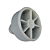 Pé Nivelador Lavadora Brastemp BWH15 BWK15 BWS15 CWE15 W10712759 Original - Imagem 3