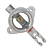 Suporte Injetor Medio Fogão Brastemp Consul W10393974 Original - Imagem 2
