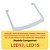 Moldura Tampa Lavadora Electrolux LED15 LED17 A21660501 Original - Imagem 2