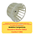 Hélice Ventilador Ventoinha Secadora Wanke SWSA Confort 12KG 30030072 Original - Imagem 2