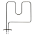 Resistência Superior Fogão Brastemp BFD5 BF275 BFD4 W10397252 110V Original - Imagem 4