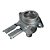 Suporte do Injetor Fogão Brastemp Consul W10305569 Original - Imagem 1
