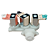 Válvula 3 Vias Tripla Água Lava Seca Electrolux LSB12 LSC12 A06248602 220V Original - Imagem 1