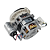 Motor Lavagem Circulação Lava Louças Electrolux LC14S A23836401 110V Original - Imagem 3