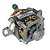Motor Lavadora Electrolux LEE15 LED13/15 LEC15 LEP15 A99407864 110V Original - Imagem 1