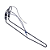 Resistência Degelo Geladeira Electrolux IM7/S/B TC56 TF70/S TF71/S/B A01058232 110V Original - Imagem 1