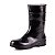 Bota PVC Preta Cano Médio com Forro Bracol - Imagem 1
