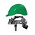 Capacete Casco Turtle Steelflex Verde CA 35983 - Imagem 1