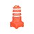 Cone Balizador de Tráfego Base Quadrada - Imagem 2