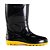 Bota PVC Preta Com Solado Amarelo Cano Médio CA 36025 INNPRO - - Imagem 1