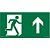 Placa Saída de Emergência à Frente S3 Fotoluminescente  12 x 24  PAF-17  Encartale - Imagem 1