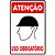 Placa Atenção Capacete Uso Obrigatório 30 x 20 x 0,80 PS-84  Encartale - Imagem 1