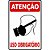 Placa Atenção Máscara com Filtro Uso Obrigatório 30 x 20 x 0,80 PS-155  Encartale - Imagem 1