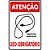 Placa Atenção Protetor Auricular Uso Obrigatório 30 x 20 x 0,80  PS-240  Encartale - Imagem 1