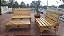 Jogo de 2 Sofás de Pallet com Almofadas + Mesa de Centro - Imagem 2