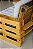 Sofá de Pallet 3 Lugares com Braços Envernizados e Almofadas - Modelo Lírio - Imagem 5