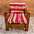 Poltrona de pallet com Almofadas futon - Imagem 1