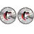 Kit 2 Discos De Serra Circular 185mm Para Madeira 24 Dentes - Imagem 1