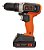 Furadeira/Parafusadeira 20v S/Fio Black & Decker BCD702C1-BR - Imagem 2