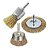 Kit 3 Peças Escova De Aço Circular Com Haste 6 Mm - Imagem 1