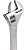 Chave Inglesa Ajustável 18 Pol 450 Mm Aço Crv Cromada - Imagem 2